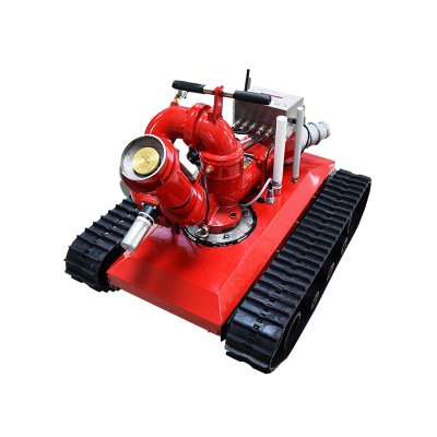 Elang Water Cannon Remote Control Intelligent Mobile Fire Fighting Robot